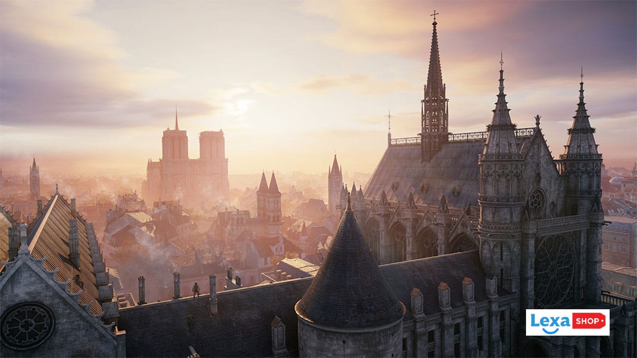 کلیسای نوتردام در فرانسه در بازی Assassin’s Creed Unity