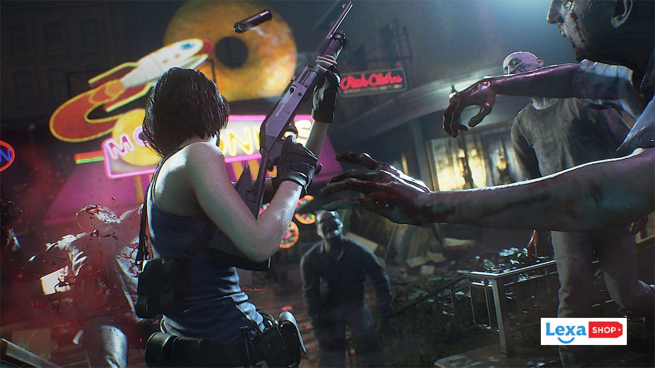 تصویری که گیم پلی جذاب بازی Resident Evil 3 را نمایش می دهد.