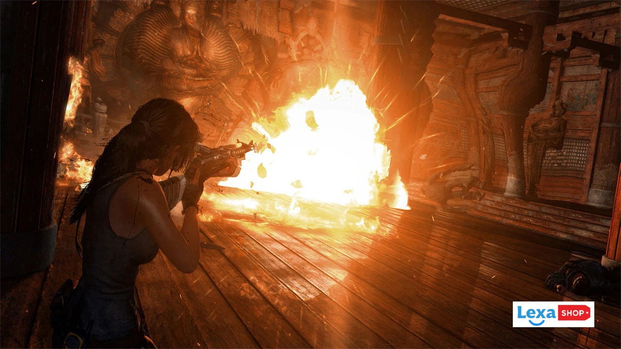تصویری از گیم پلی بازی Tomb Raider: Definitive Edition