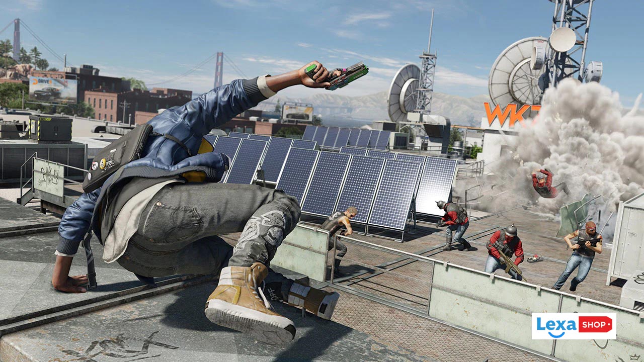 گرافیک بالای بازی Watch Dogs 2 به همراه انیمیشن‌ های جذاب و انفجارات بزرگ تکمیل می شود