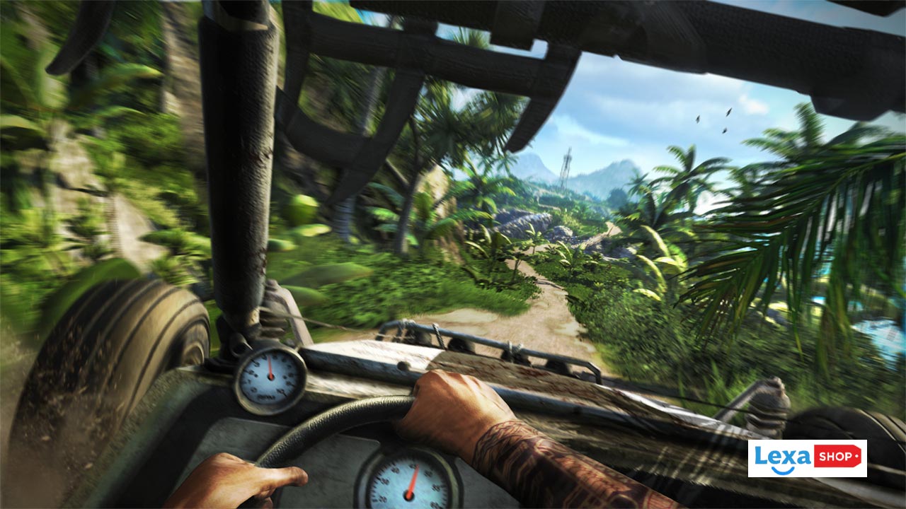 رانندگی در Far Cry 3 لذت بخش و هیجان انگیز است