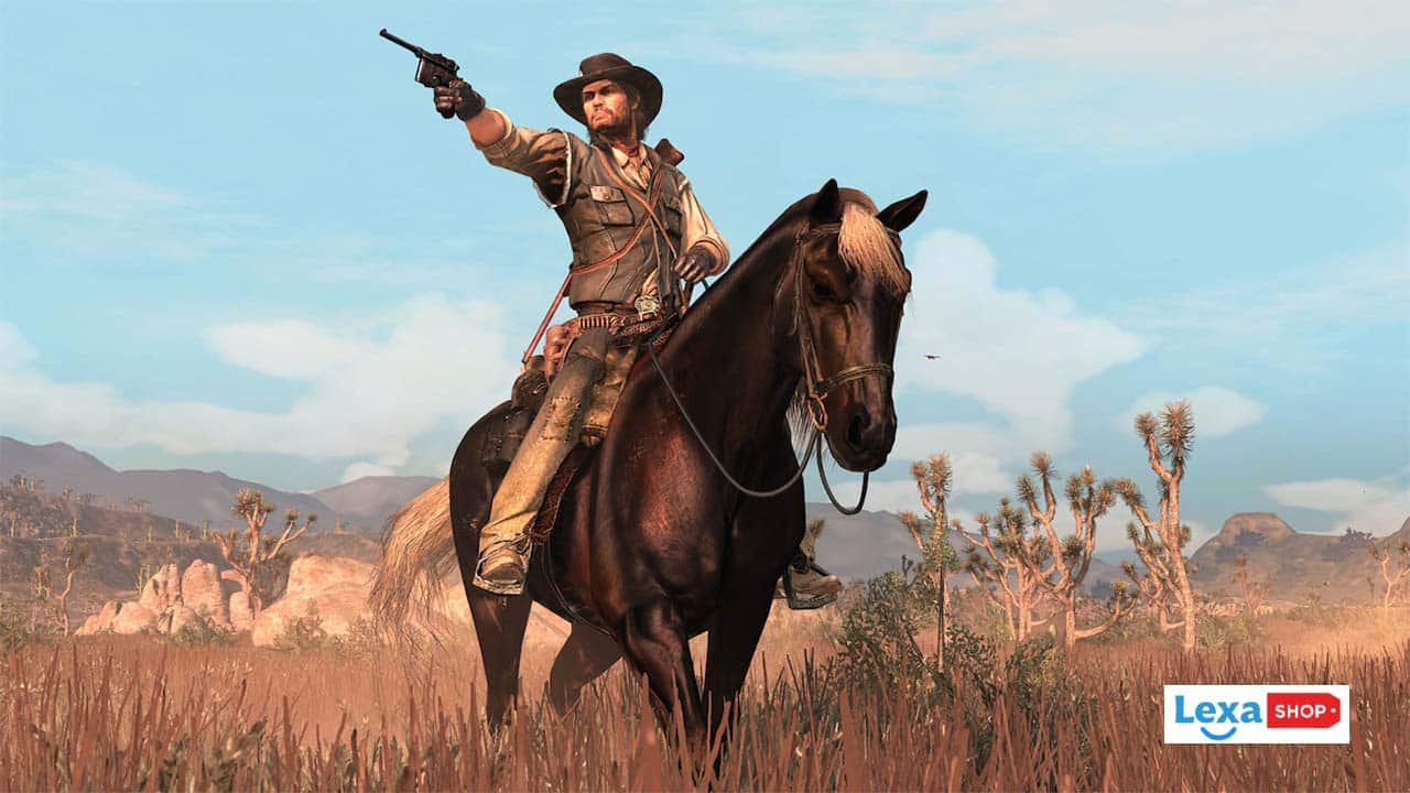 تصویری از کاراکتر جان مارستون در بازی Red Dead Redemption