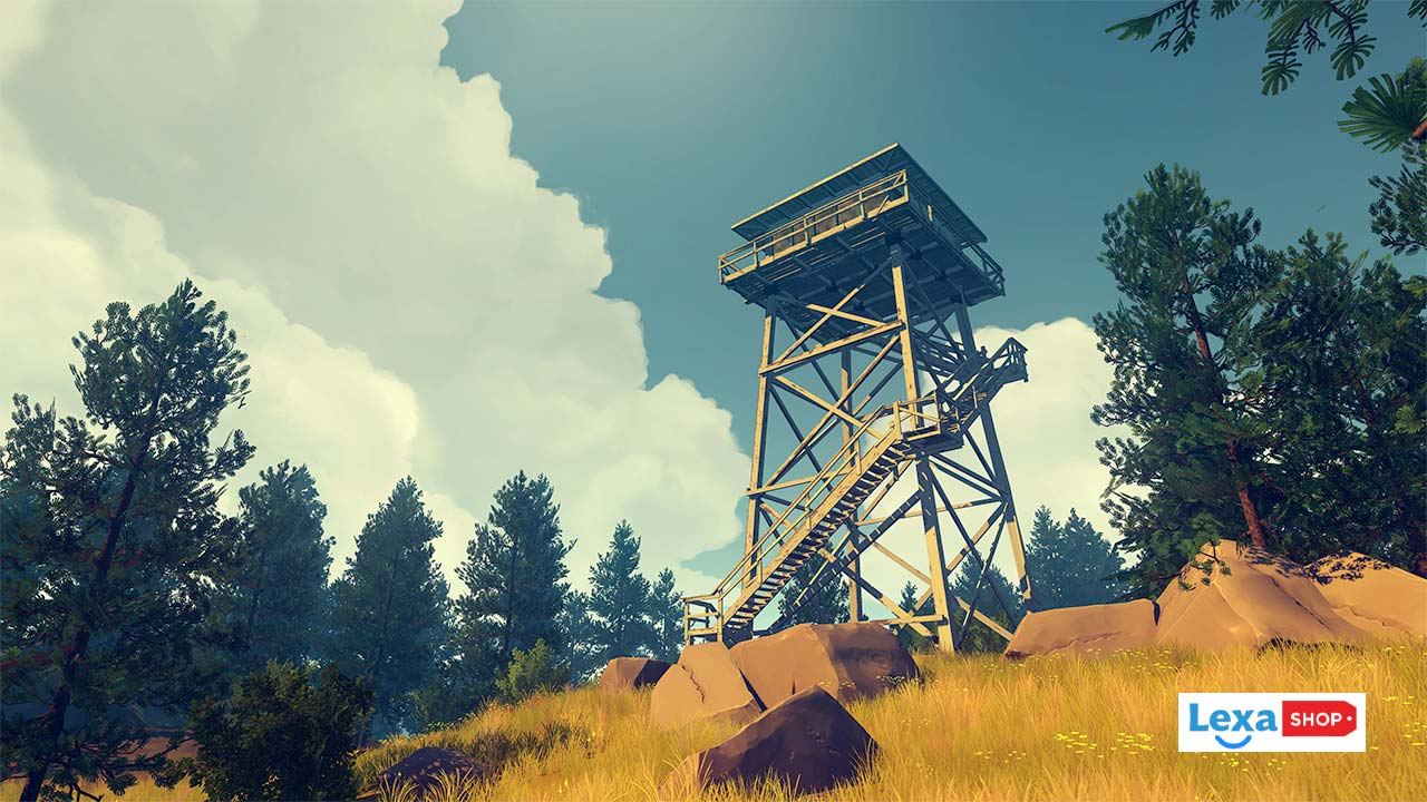 عکسی از برج مراقبت در بازی Firewatch
