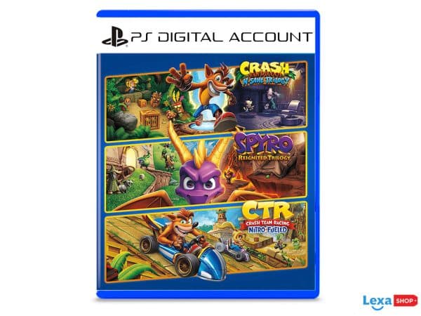 عکس کاور بازی Crash+Spyro Triple Play